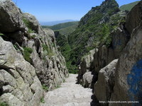 Walkway to Babak Fort
