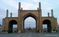 Old Tehran gate of Gazvin
