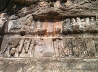 Victory of Bahram II over Arabs
