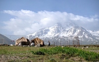 Shahsevan tribe in foothills of Sabalan
