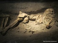 A pregnant woman, 2000 B.C.
